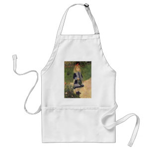 A Girl with Watering Can by Pierre Renoir Standard Apron