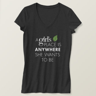 A Girl's Place Dark Heather Grey T-Shirt