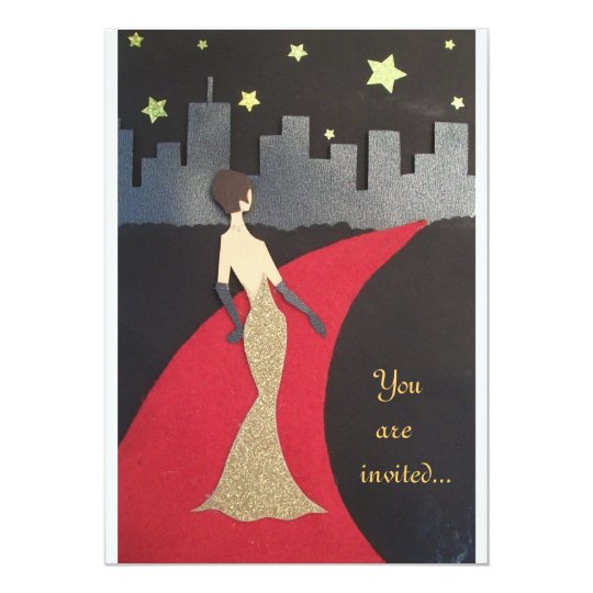 A glamourous invitation, for any event card