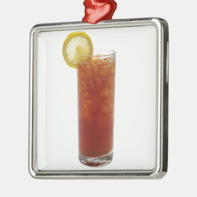A Glass of Iced Tea Metal Tree Decoration (Left)