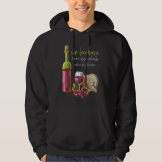 A Glass Of Red Wine Could Save The Situation Hoodie