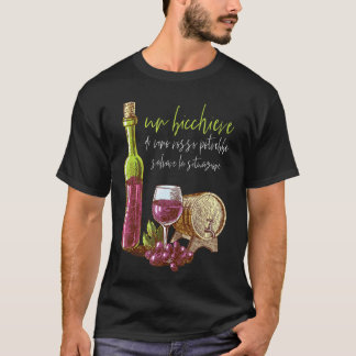 A Glass Of Red Wine Could Save The Situation T-Shirt