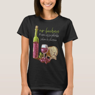 A Glass Of Red Wine Could Save The Situation T-Shirt