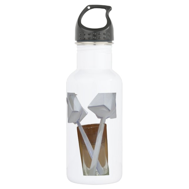 A glass of valentine peace. 532 ml water bottle (Front)