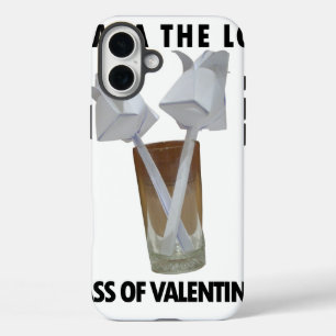 A glass of valentine peace. iPhone 16 plus case