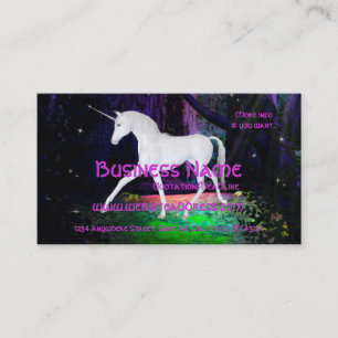 A Glimpse of a Unicorn - Fantasy Business Cards