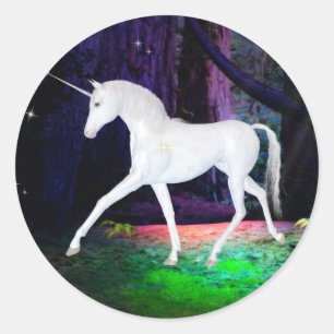 A Glimpse of a Unicorn - Fantasy Stickers