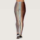 A Glimpse of Blue Abstract Dance Leggings