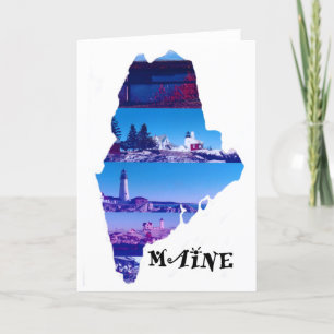 A glimpse of Maine Thank You Card