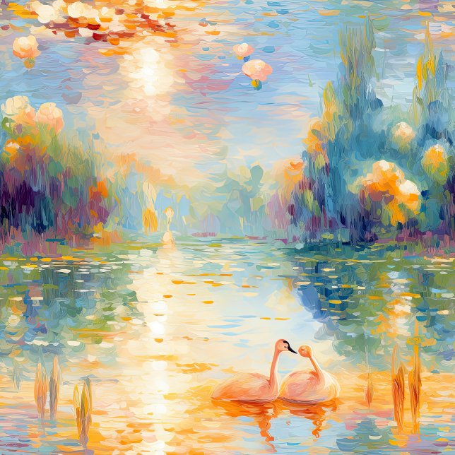 A Glimpse of Monet Canvas Print (A Glimpse of Monet's World, Framed in Every Painting.)