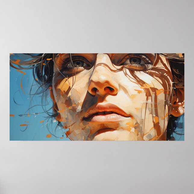 A Glimpse of the Future painting Poster (Front)