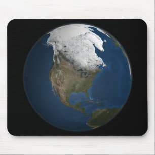 A global view over North America Mouse Mat