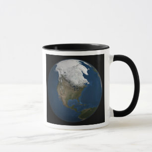 A global view over North America Mug