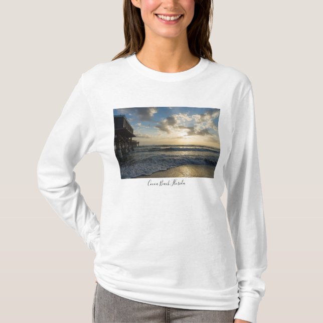 A Glorious Beach Morning Long Sleeve T-Shirt (Front)