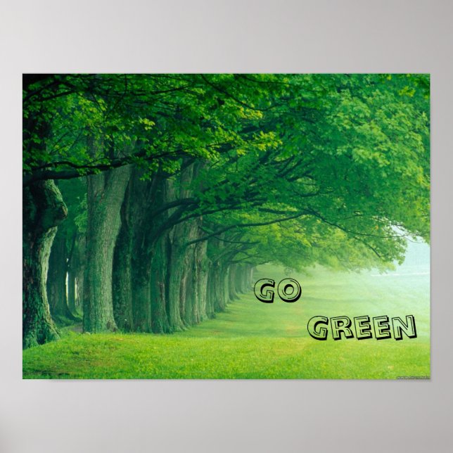 A Go Green Poster (Front)