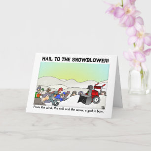 A God Is Born Folded Greeting Card