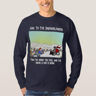A God Is Born Men's Navy Blue Long Sleeved T-Shirt