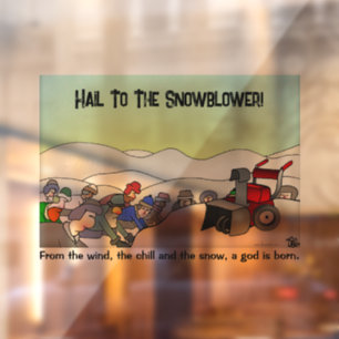 A God Is Born  Window Cling