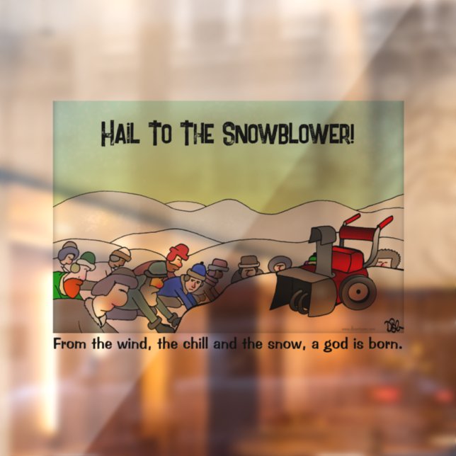 A God Is Born  Window Cling (Sheet 2)