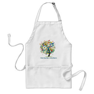 A God-Shaped Life is A Flourishing Tree Standard Apron