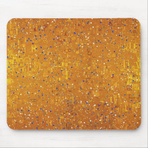 A Gold Klimt Inspired Mouse Pad