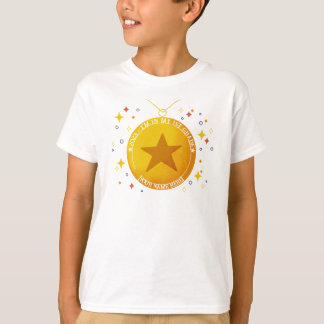 A gold medal T-shirt for my learning journey!