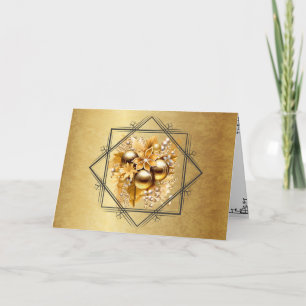 A Golden Christmas Card