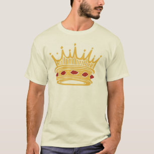 A Golden King's Crown With Jewels T-Shirt