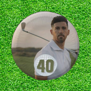 A Golfer’s Birthday Bash Paper Plate