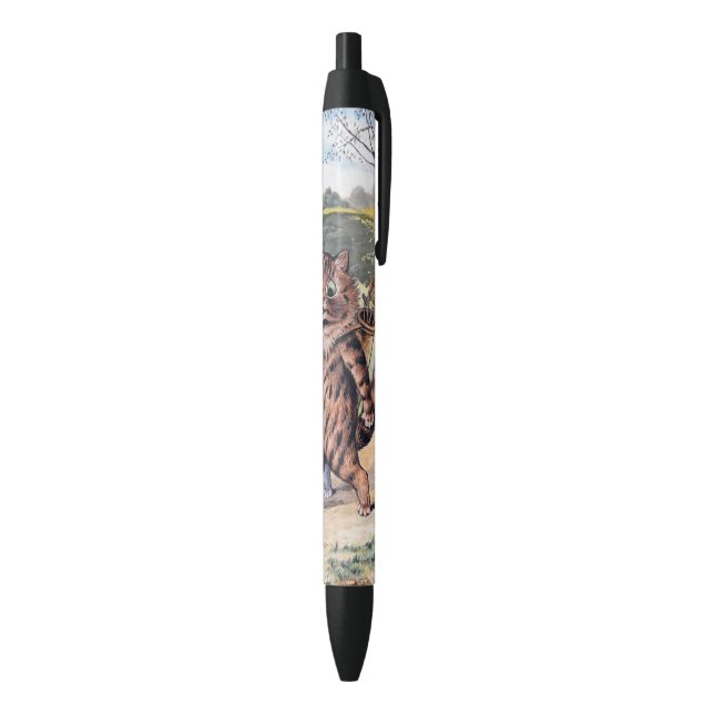 A Golfing Match, Louis Wain Black Ink Pen (Bottom (Vertical))