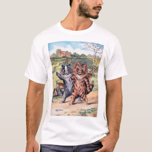 A Golfing Match, Louis Wain T-Shirt
