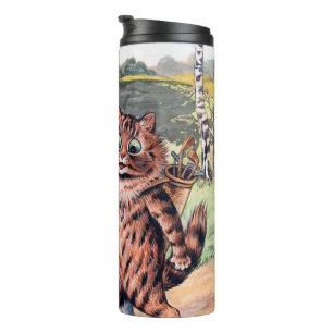 A Golfing Match, Louis Wain Thermal Tumbler