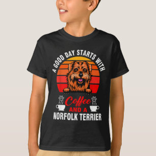 A good day starts with coffee and a norfolk T-Shirt