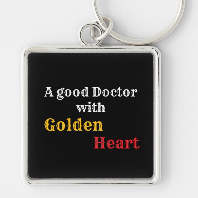 A Good Doctor Custom Keychain Gift (Front)