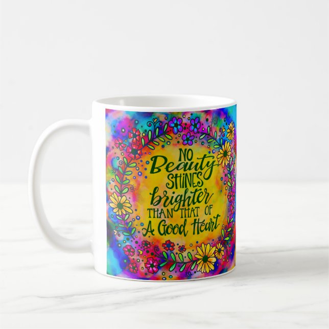 A Good Heart Coffee Mug (Left)