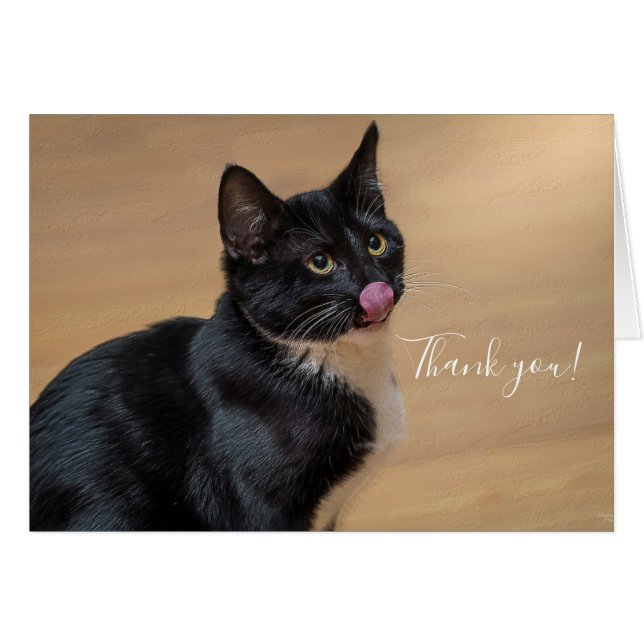 A Good Lick Painterly Thank You Card (Front Horizontal)