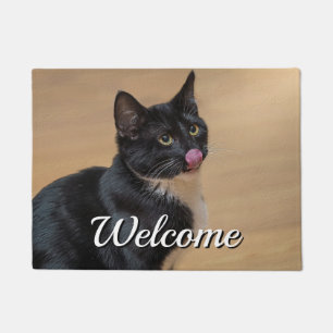 A Good Lick Painterly Welcome Doormat