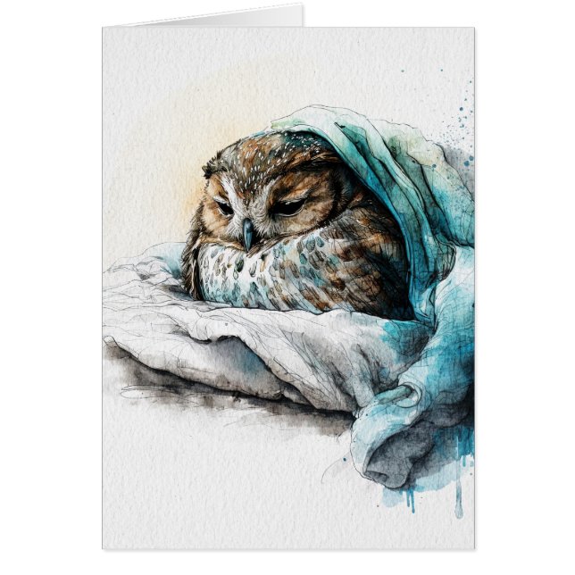 A Good Nap Greeting Card (Front)