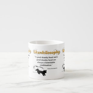 A good skunky head and a good skunky heart espresso cup