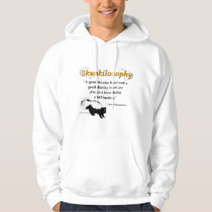 A good skunky head and a good skunky heart hoodie