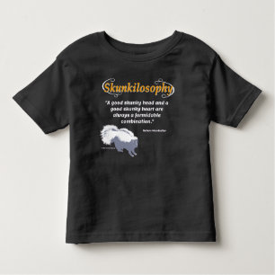 A good skunky head and a good skunky heart toddler T-Shirt