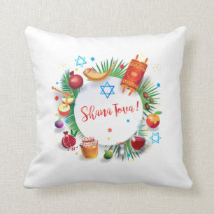 A Good & Sweet New Year! Holiday Rosh Hashanah Cushion