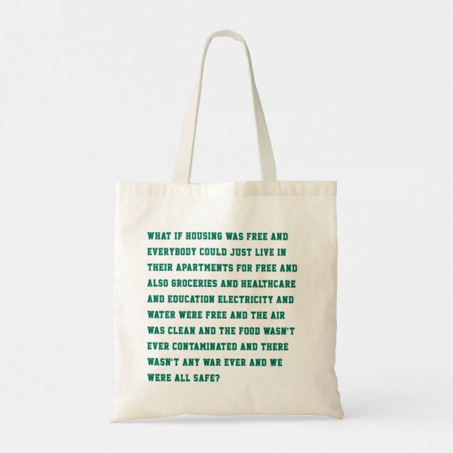 A Good What If Tote Bag (Back)