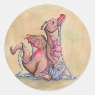 A Good Yarn Classic Round Sticker