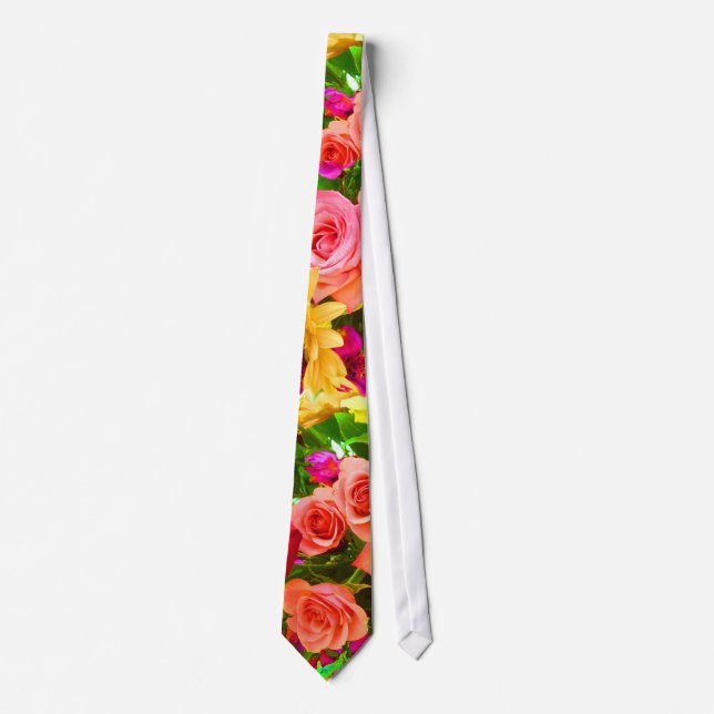 A Gorgeous Floral Tie! Tie (Front)