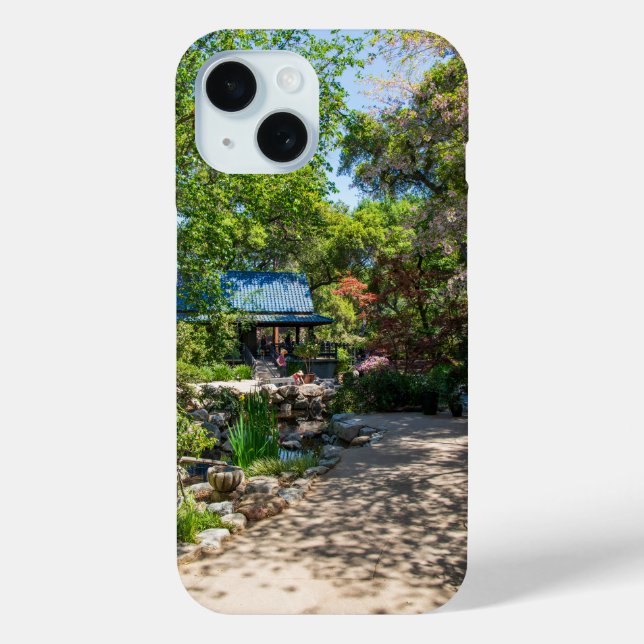 a gorgeous garden at Descanso Gardens Case-Mate iPhone Case (Back)
