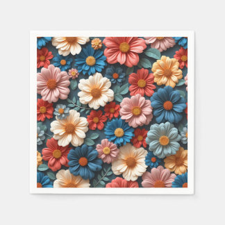 A gorgeous pattern with floral details napkin