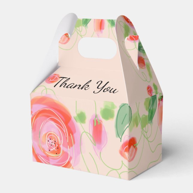 A Gorgeous Wedding Guest Favour Box (Back Side)