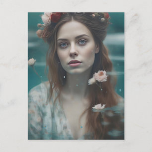 A Gorgeous Woman Postcard