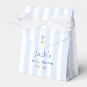 A gosling is on the way blue favour box